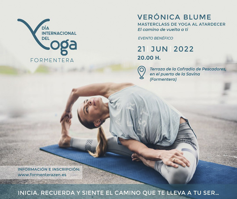 Masterclass de yoga con Verónica Blume en Formentera